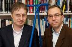 Authors Viktor Mayer-Schonberger (l) and Kenneth Cukier (r).